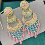 GULNAR THAPPA KUNDAN GOLDPLATED EARRINGS