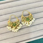 MUSFIRAH GREEN MULTI EARRINGS