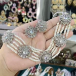 MALTI SILVER NECKLACE SET