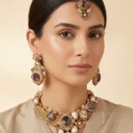 IFRA MAUVE NECKLACE SET