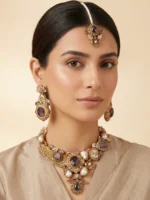 IFRA MAUVE NECKLACE SET