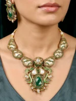 SAYOORI GREEN TURKISH STYLE JEWELLERY SET