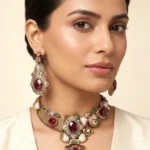 IFRA RED MULTI NECKLACE SET