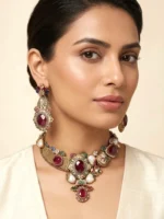 IFRA RED MULTI NECKLACE SET