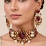 BEYRA RUBY NECKLACE SET