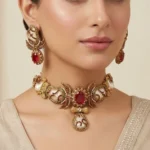 FASMA RED NECKLACE SET