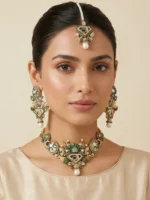 JIA GREEN TURKISH STYLE JEWELLERY SET