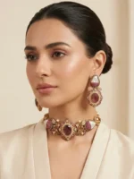 SARA GULABI NECKLACE SET