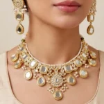 LAJJO KUNDAN GOLDPLATED NECKLACE SET