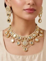 LAJJO KUNDAN GOLDPLATED NECKLACE SET