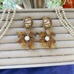 ANJALI CHAMPAGNE TURKISH STYLE EARRINGS