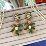 ANJALI GREEN TURKISH STYLE EARRINGS