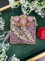 ARMENI PINK DOUBLE SIDED CLUTCH