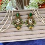 ARUNA GREEN TURKISH STYLE EARRINGS