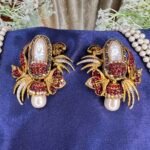 ASMARA RUBY TURKISH STYLE EARRINGS