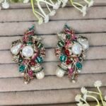 FAKIHA SILVER MULTI TURKISH STYLE EARRINGS