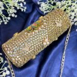 LARAIB 104 CYLINDRICAL KUNDAN CLUTCH