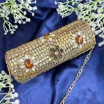 LARAIB 107 CYLINDRICAL KUNDAN CLUTCH