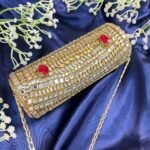 LARAIB 108 CYLINDRICAL KUNDAN CLUTCH