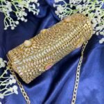 LARAIB 109 CYLINDRICAL KUNDAN CLUTCH