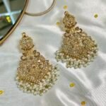 MINAL GOLDEN STATEMENT EARRINGS