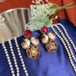 RABIA RED TURKISH STYLE EARRINGS