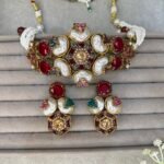 RABIA RED MULTI TURKISH STYLE JEWELLERY SET