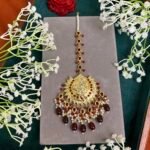 ROOP RUBY THAPPA KUNDAN GOLDPLATED TEEKA