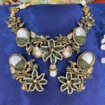 RUBAB GREEN TURKISH STYLE JEWELLERY SET