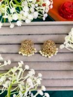 SAFEENA ZIRCON STUD EARRINGS