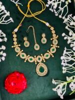 SAPNA EMERALD GOLDPLATED JEWELLERY SET