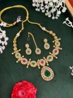 SAPNA MULTI GOLDPLATED JEWELLERY SET