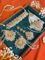 SEERAT ZIRCON BRIDAL JEWELLERY SET - Image 2