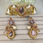 SITARA MAUVE TURKISH STYLE JEWELLERY SET