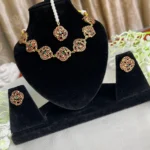 AANYA GOLDPLATED CHOKAR SET