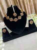 AANYA GOLDPLATED CHOKAR SET