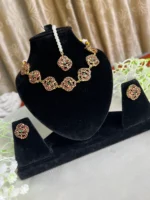 AANYA GOLDPLATED CHOKAR SET - Image 2