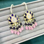 ANIKA THAPPA KUNDAN GOLDPLATED EARRINGS