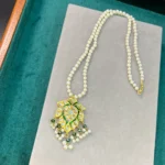 HANIA GREEN THAPPA KUNDAN MALA