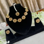 MEHRU GOLDPLATED CHOKAR SET