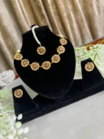 MEHRU GOLDPLATED CHOKAR SET