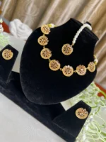 MEHRU GOLDPLATED CHOKAR SET - Image 2