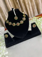 MAHAM GOLDPLATED CHOKAR SET - Image 2