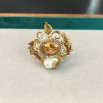 NAILA CHAMPAGNE ADJUSTABLE RING