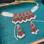 RIDA RUBY NECKLACE SET - Image 2