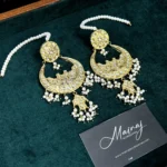 SUNAINA THAPPA KUNDAN GOLDPLATED EARRINGS