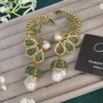 AAYLA GREEN EARRCUFF EARRINGS