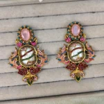 ARUNA PINK MULTI EARRINGS