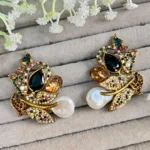 ARWA BLACK MULTI EARRINGS