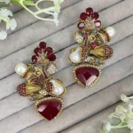 AZURE RUBY EARRINGS